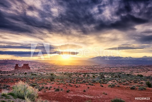 Picture of Sunrise in the Utah Desert
